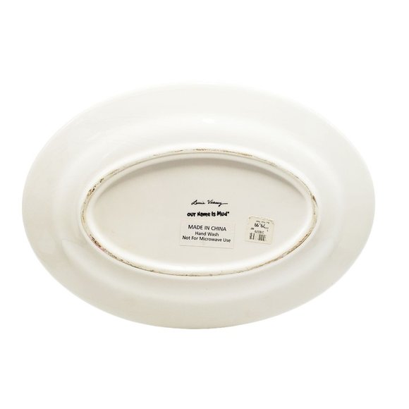 OUR NAME IS MUD Laurie Veasey "Where Family Gathers" Platter Thanksgiving Dinner - Picture 3 of 6